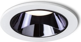 RENDL ANSEL süllyesztett lámpa fehér fekete króm 230V LED 12W 60° 3000K
