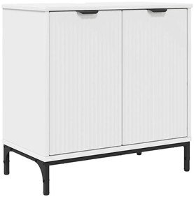 Fürdőszobai mosdószekrény Fehér 60.5 x 33.5 x 61 cm Faanyag
