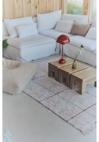 Krémszínű mosható kézi szövésű pamut szőnyeg 90x130 cm Color Lines – Lorena Canals