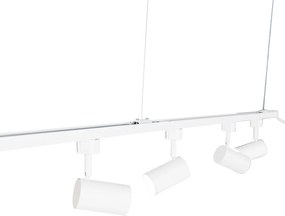 Okos függesztett sínrendszer fehér 1 fázisú, 5 Wifi GU10-zel - Iconic Jeana