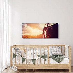 Kép - Hegymászók (120x50 cm)