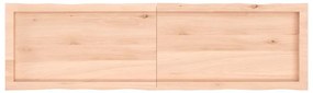 kezeletlen tömör fa asztallap 140x40x(2-6) cm