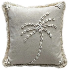 Pamut párnahuzat 43x43 cm Seashells – Mioli Decor