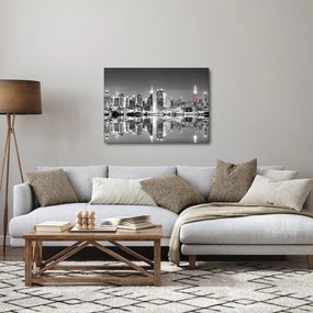 Kép - New York és a lila felhőkarcoló (70x50 cm)