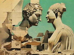 Poszter 20x15cm A múlt párbeszéde a jelennel