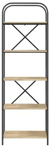 Könyvespolc sonoma tölgy 60 x 30 x 183 cm Faanyag