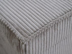 Krém színű SMART COSARO tároló puff 65x65 cm