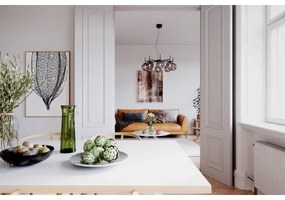 ByRydens 4202030-4505 - Csillár zsinóron BOYLE 8xE27/5W/230V