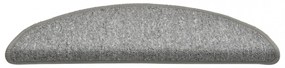 15 db világosszürke lépcsőszőnyeg 56 x 17 x 3 cm