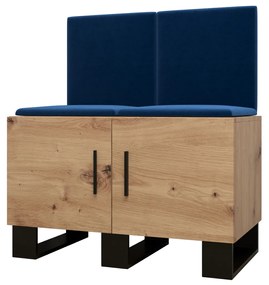 Előszobabútor Amanda 19 (artisan tölgy + kék). 1086024