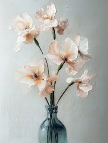 Vászonkép Canvas Dekoráció Csokor Virágok Íriszek Természet 75x100