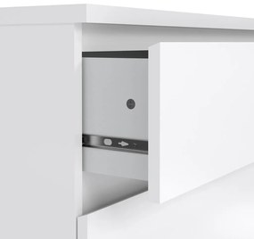 Simplicity komód 77 x 50 x 68 cm, fehér fényes