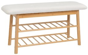 Fehér-natúr színű pad – Casa Selección