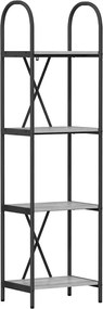 vidaXL Könyvespolc Szürke Sonoma 40 x 30 x 146 cm Faanyag