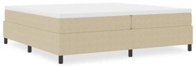 Boxspring Ágy Világos Zöld Szürke 200x200 cm Corduroy Szövet