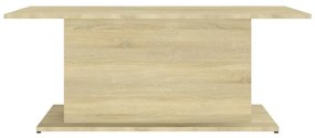 Sonoma tölgy színű szerelt fa dohányzóasztal 102x55,5x40 cm