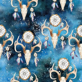 Öntapadós tapéta Fotótapéta Furnér Vízálló 60x300cm Kék