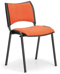 SMART konferencia szék - fekete lábak, narancssárga