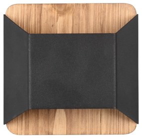 Matt fekete LED dimmelhető fali lámpa Arino – Trio