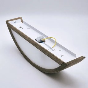 Brilagi - LED fali lámpa CARVALHO 1xE27/60W/230V tölgy-dió