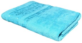 EMI türkizkék bambusz törölköző 70x140 cm