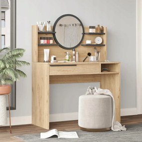 Houseland Ainaly fésülködőasztal, Castello tölgy/antracit szürke