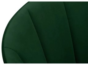 Étkezőszék BAKERI 86x48 cm sötétzöld/világos tölgy