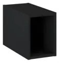 AREZZO design MONTEREY Slim 20 cm-es nyitott elem Matt fekete színben