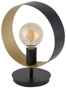 Sigma Asztali lámpa HAPPY 1xE27/60W/230V fekete/arany SI0051