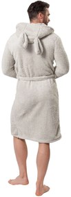 Teddy Grey Men fürdőköpeny S/M