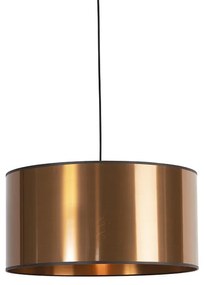 Design lógólámpa fekete réz árnyékolóval 50 cm - Pendel
