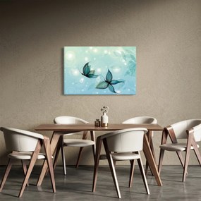 Kép - kék pillangók (90x60 cm)