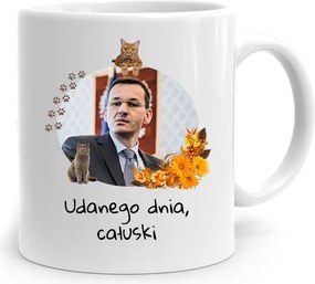 Bögre Politikus Miniszterelnök Mateusz Morawiecki Pis