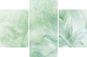 Kép - Zöld virág (90x60 cm)