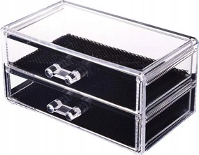 Rendszerező 2 fiókos kozmetikai tároló ékszer Tökéletlenségek