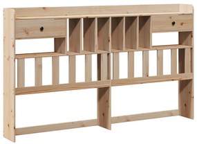 tömör fenyőfa fejtámla tárolóval 180 cm