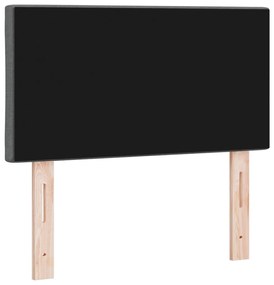 LED Fejtámla Gyémánt Blokk Mintázat Sötétszürke 80 cm Szövet