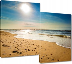 Vászonkép 80x70 Gyönyörű kilátás Tengerpart