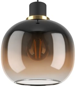 Eglo 99614 - OILELLA függeszték 1xE27/40W/230V barna kábellel