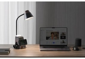 Immax 08999L - LED+CCT dimmelhető asztali lámpa vezeték nélküli QI töltővel IDEAL LED/8W/230V barna