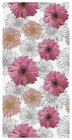 Tapéta - Virágok, fehér rózsaszín
