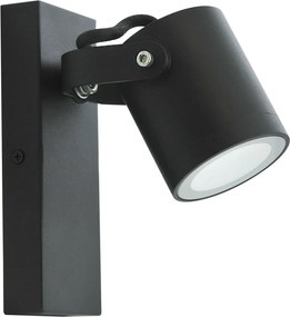POLUX 311573 PINO Modern Kültéri Fali Lámpa Matt Fekete GU10 IP44