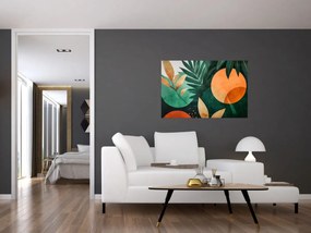 Kép - Geometrikus természeti minták (90x60 cm)