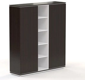 Creator magas szekrény 162,8 x 44,5 x 185,9 cm, fehér / wenge