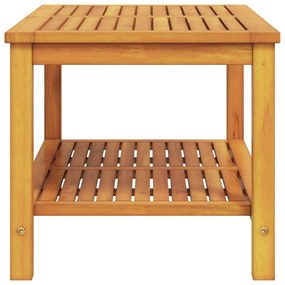 Dohányzóasztal 90x50x45 cm Tömör akácfából