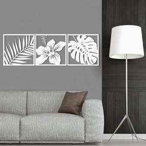 A kép pálmalevél, hibiszkusz virág, monstera levél - NOTURAL