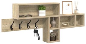 Fali Kabáthorog sonoma tölgy 100 x 12 x 43.5 cm Faanyag