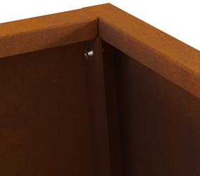 Tűzrakó Barna 50 x 35 x 100 cm időjárásálló acél