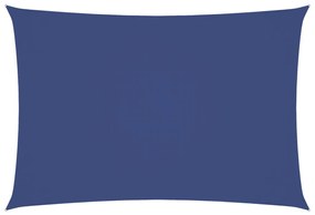 kék téglalap alakú oxford-szövet napvitorla 2,5x4,5 m