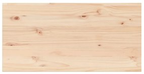 4 db tömör fenyőfa téglalap alakú asztallap 90 x 45 x 2,5 cm